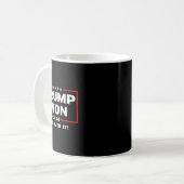 Trump won het jaar 2024 koffiemok (Voorkant links)