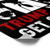 Trump won het van zijn patriottische pro Trump Ant Poster (Hoek)