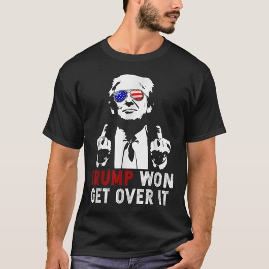 Trump won het van zijn patriottische pro Trump Ant T-shirt (Voorkant)
