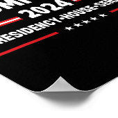 Trump won in 2024 de Mega Republ van het Senaatsge Poster (Hoek)