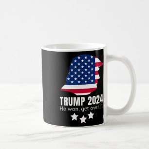 Trump won in 2024 een overwinning koffiemok
