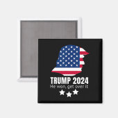 Trump won in 2024 een overwinning magneet (Voorkant / Achterkant)