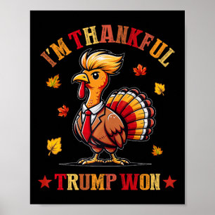 Trump won in 2024 en nam de Amerikaan terug Poster