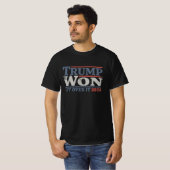 Trump won in 2024 het President van Trump T-shirt (Voorkant volledig)