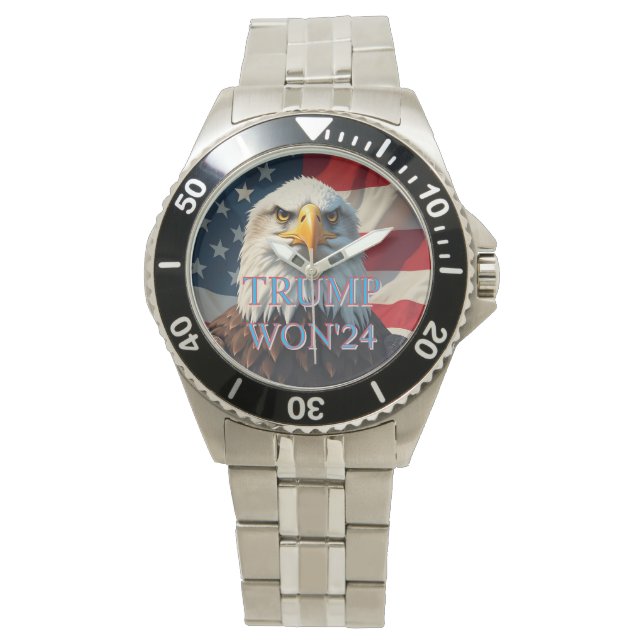 TRUMP WON IN 2024 HORLOGE (Voorkant)