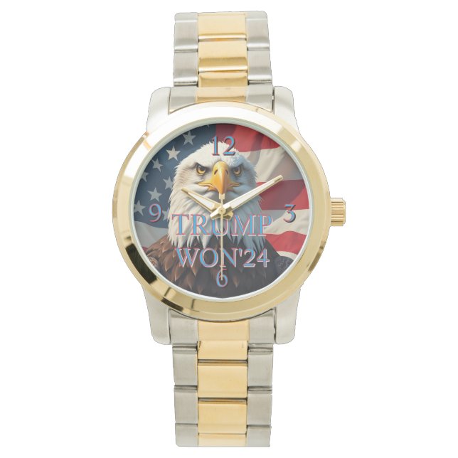 TRUMP WON IN 2024 HORLOGE (Voorkant)