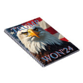 TRUMP WON IN 2024 NOTITIEBOEK (Rechterzijde)