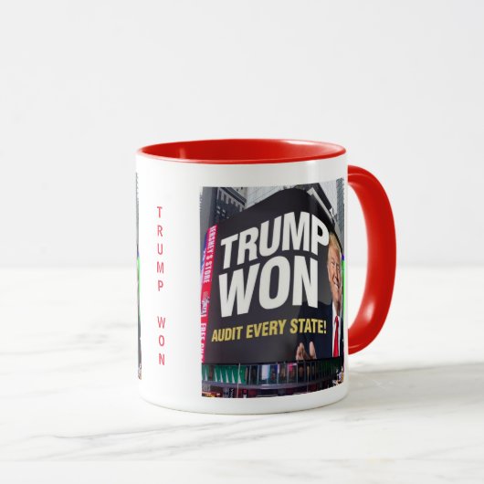 TRUMP WON IN EVERY STATE   MUG MOK (Voorkant rechts)