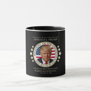 Trump won op 47 januari 2025 de inauguratie van de mok