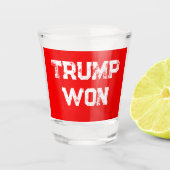 TRUMP WON SHOT GLAS (Voorkant)