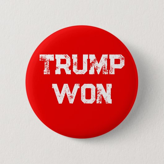 TRUMP WON TAPESTRY RONDE BUTTON 5,7 CM (Voorkant)