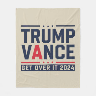 Trump Won Verkiezingen 2024 President Trump Vance Fleece Deken