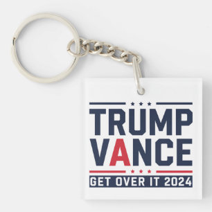 Trump Won Verkiezingen 2024 President Trump Vance Sleutelhanger