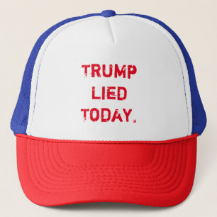 Trump woont vandaag trucker pet