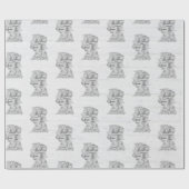 TRUMP Word Cloud Cadeaupapier (Vlak)