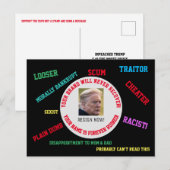 Trump Word Salade Briefkaart (Voorkant / Achterkant)