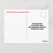 Trump Word Salade Briefkaart (Achterkant)