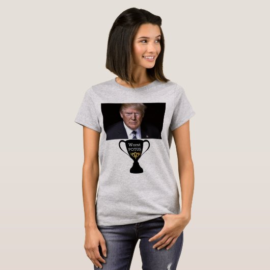 Trump Worst POTUS T-Shirt (Voorkant volledig)