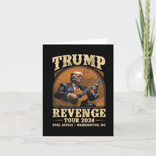Trump wraak tour 2024  kaart (Voorkant)