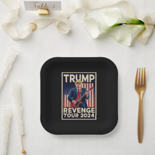 Trump wraak tour 2024 Politieke verkiezing 2024 Papieren Bordje