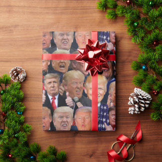 Trump Wrapping Paper Cadeaupapier