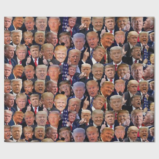 Trump Wrapping Paper Cadeaupapier (Vlak)