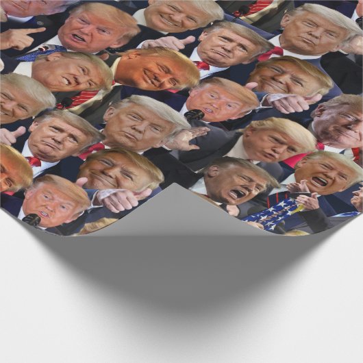 Trump Wrapping Paper Cadeaupapier (Hoek)