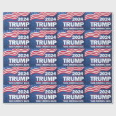 Trump Wrapping Paper Haal Amerika terug Cadeaupapier (Vlak)