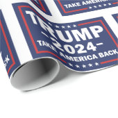 Trump Wrapping Paper Haal Amerika terug Cadeaupapier (Rol Hoek)