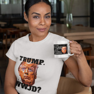 "Trump. WWJD?" tegen Trump T-shirt