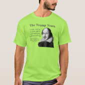 Trump Years, Shakespeare, limoen T-shirt (Voorkant)