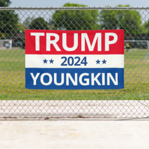 Trump Youngkin 2024 Spandoek