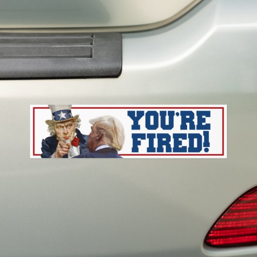 Trump You're Fired Biden 2024 Anti-Trump Bumpersticker (Op auto)