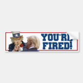 Trump You're Fired Biden 2024 Anti-Trump Bumpersticker (Voorkant)