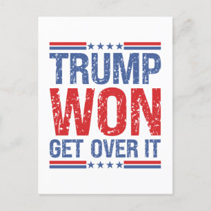 Trump zal er overheen komen briefkaart