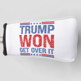 Trump zal er overheen komen golfheadcover