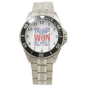 Trump zal er overheen komen horloge