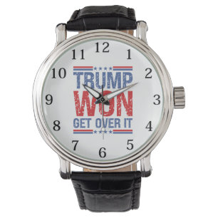 Trump zal er overheen komen horloge
