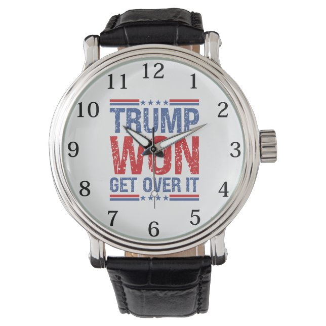Trump zal er overheen komen horloge (Voorkant)
