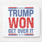 Trump zal er overheen komen muismat (Voorkant)