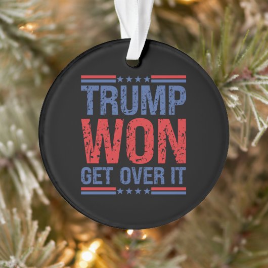 Trump zal er overheen komen ornament (Boom)