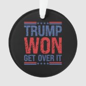 Trump zal er overheen komen ornament (voorkant)