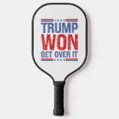 Trump zal er overheen komen pickleball paddle (Achterkant)