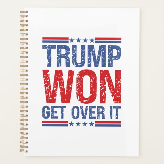 Trump zal er overheen komen planner (Voorkant)