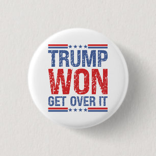 Trump zal er overheen komen ronde button 3,2 cm