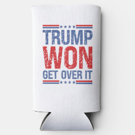 Trump zal er overheen komen seltzer blikjeskoeler