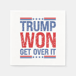 Trump zal er overheen komen servet