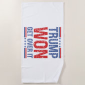 Trump zal er overheen komen strandlaken (Voorkant)