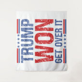 Trump zal er overheen komen wandkleed (Voorkant)