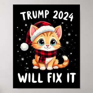 Trump Zal Het Oplossen Maak Amerika Groot 45e Pres Poster